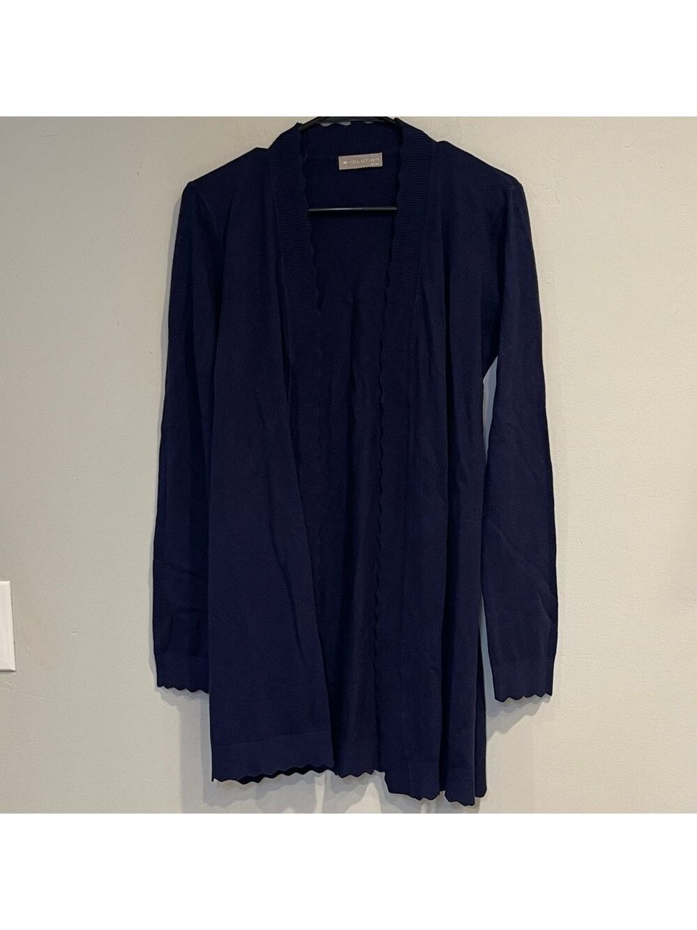 NWT Evolution by Cyrus Eclipse Deep Blue Women's Cardigan